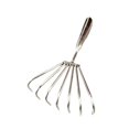 thumbnail image 4 of S SERENABLE Stainless Steel Claws Rake Hand Rake for Loosening Beach Clamming Accessories 7 tooth 5cm, 4 of 9