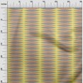 thumbnail image 3 of oneOone Georgette Viscose Yellow Fabric Geometric Sewing Material Print Fabric By The Yard 42 Inch Wide, 3 of 4
