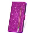 thumbnail image 3 of Case for FOXDOCK Google Pixel 7 Glitter Zipper Wallet Case with Short Hand Strap, 3 of 4