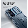 thumbnail image 3 of Dexnor for Samsung Galaxy A15 5G Phone Case, [2 Front Frame] [Bulit-in Slide Camera Cover & Kickstand] Heavy Duty Military Grade Protection Shockproof Case with Screen Protector, 6.5 inch Blue, 3 of 7
