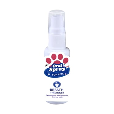 Pet Oral Cleanser Pet Breath Freshener Mouth Oral Spray Fresh Breathing Dental Care for Dog