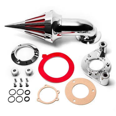 Krator Filtre d'Admission de Filtre à Air Chrome Compatible avec les Modèles Harley Davidson XL 1996-1999 Sportster