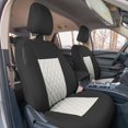 thumbnail image 4 of For 2020-2024 Ford Explorer Base FH Group Neoprene Custom Fit Car Seat Covers Water Resistant - Full Set Beige, 4 of 11