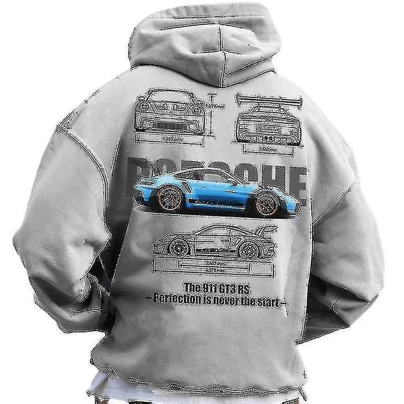 Porsche 911 Hoodie Car Sweatshirt Hoodie Car Enthusiasts Unisex Oversize Streetwear