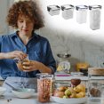 thumbnail image 4 of Cat Food Storage Clear Plastic Airtight Food Flour and Sugar Baker'S Kitchen Storage Organization Container Canister Set with Magnetic Accessoriescat Food Storage Cat Food Storage, 4 of 5