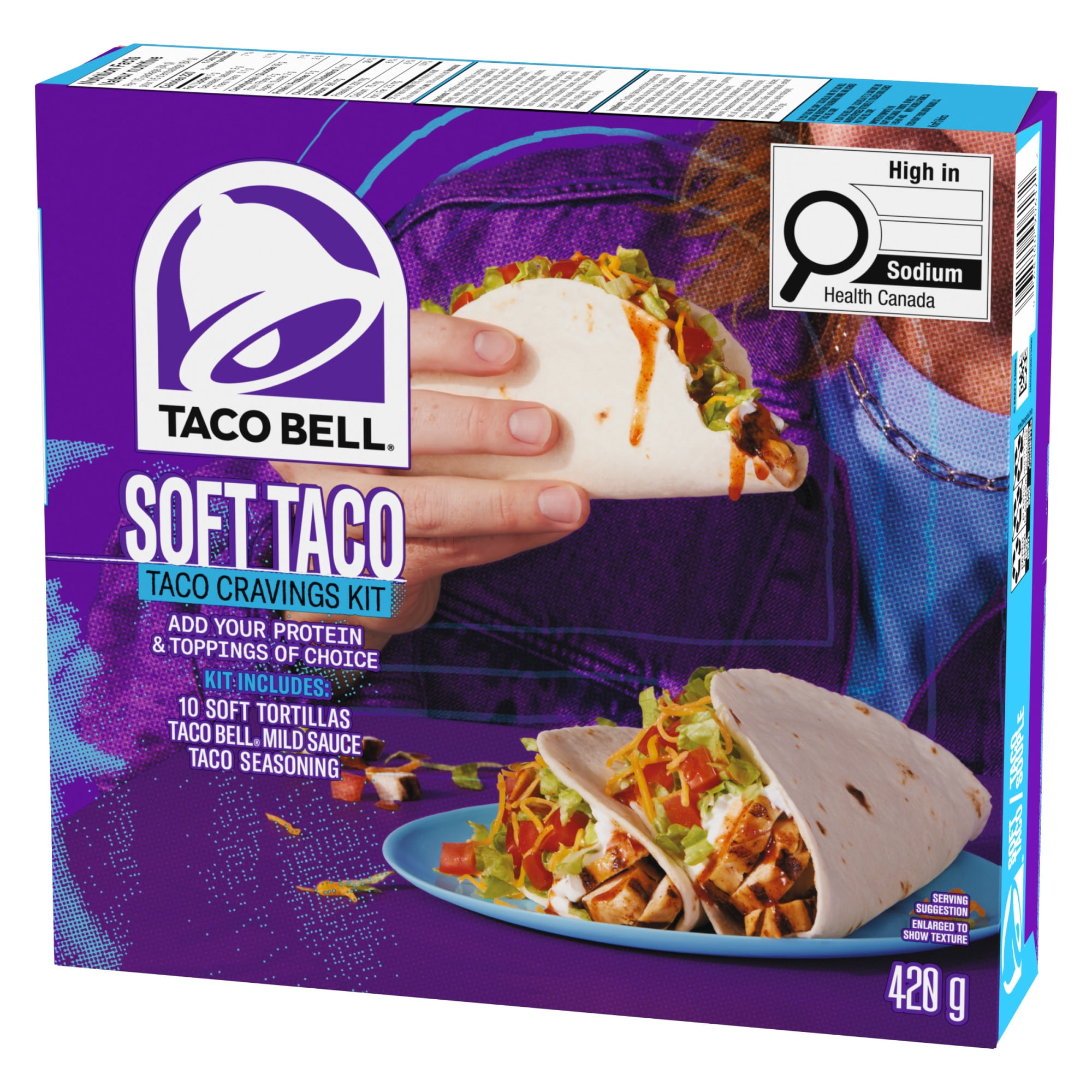 Ensemble À Tacos Fringales Taco Souple, Boîte