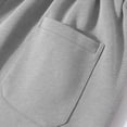 thumbnail image 4 of Shorts Pas Chers pour Hommes, Shorts de Randonnée Shorts à Cordon pour Hommes Shorts de Pyjama pour Hommes Shorts Habillés Hommes Shorts de Survêtement Shorts de Sport pour Hommes, Gris, TG, 4 of 8