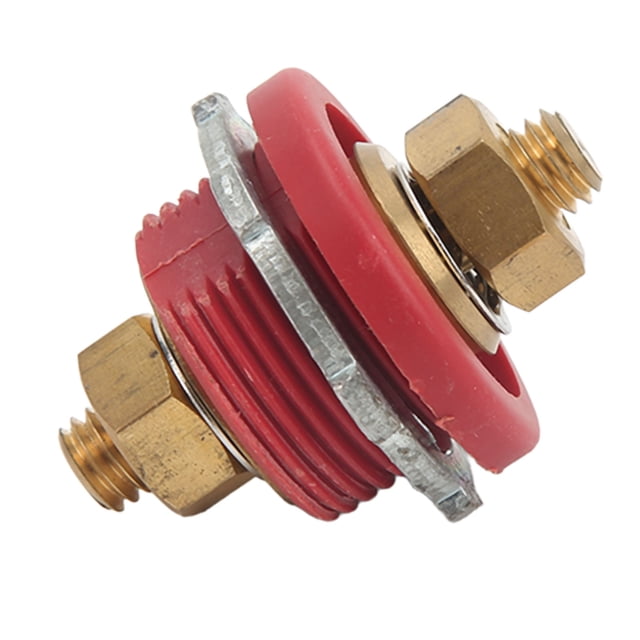 Battery Jumper Terminal, 3/8in Battery Terminal Connector Thru Stud 250A Battery Post For Car RV Boat Yacht