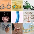 thumbnail image 4 of Aluminum Wire Thickness Bendable Wires Bike Easy Craft Wire Premium to Use Handy Installation Durability Rust-proof for Crafts DIY turkish blue, 4 of 8