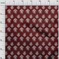 thumbnail image 2 of oneOone Silk Tabby Fabric Leaves & Floral Block Print Fabric By Yard 42 Inch Wide, 2 of 4
