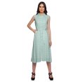 thumbnail image 1 of Moomaya Robe Kurti Sans Manches à Boutons Imprimée avec Poche Chemise Décontractée de Travail, 1 of 4