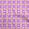 thumbnail image 1 of oneOone Viscose Chiffon Purple Fabric Floral Sewing Craft Projects Fabric Prints By Yard 42 Inch Wide, 1 of 4