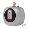 thumbnail image 1 of Fogatti Chauffe-Eau Électrique Mini Réservoir 2,5 Gallons 1440W, Montage Mural/sol, Gris, 1 of 7