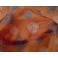 thumbnail image 4 of oneOone Silk Tabby Fabric Spiral & Floral Block Printed Craft Fabric BTY 42 Inch Wide, 4 of 4