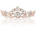 thumbnail image 1 of Diadème de Mariée en Strass pour Fille Couronne de Mariage Bandeau de Mariée en Strass, 1 of 8