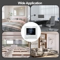 thumbnail image 4 of Tuya Smart WiFi Wall-Mounted Thermostat with Programmable Remote Control, NTC Sensor, LCD Display, Touch Buttons, Water Heating, Floor Heating, Digital Thermostat for Home Room Temperature Controller, 4 of 8