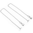 thumbnail image 2 of Chaîne de Serrure en Acier Inoxydable, 2pcs Serrure Colliers Serrure en Acier Inoxydable Colliers Serrure Étrangleurs Finement Réglés Performance, 2 of 5