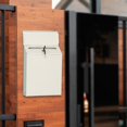 thumbnail image 4 of Iron Vertical Mailbox Hanging Wall Mounted Suggestion Drop Box Secured Paperwork Newspapers Magazines Holder Postbox Case Porch Room , Beige, 4 of 7