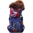 thumbnail image 2 of LSLJS Pet Costume, Pet Clothing Polyester Hoodied Sweatshirts Dog Clothes Plus Plush, 2 of 9