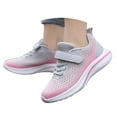 thumbnail image 3 of REDARER Kids' Breathable Running Shoes - Lightweight Mesh Sneakers with Color Block for Boys & Girls,Color:Q10 Grey,Size:9.5-10 Years, 3 of 9