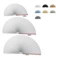 thumbnail image 2 of Arch Window Shade Light Filtering Pleated Shade Half Circle Self Adhesive Fabric Blinds Room Darkening Shades Stick on Easy Install Blinds Semi Circle Window Cover, 2 of 9