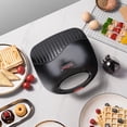 thumbnail image 4 of 750W Electric Panini Press  Press Aluminum Double Sided Nonstick Plate Panini Press  Maker Electric Indoor Grill for Breakfast, 4 of 7