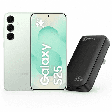 Samsung Galaxy S25 5G 256GB, AI Smartphone, 6.2" AMOLED Display, 50MP, Cross App, Night Video (With 65W OXAA Adapter)