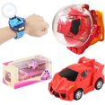 thumbnail image 1 of Watch Remote Control Car Toy, 2025 New Mini Watch Remote Control Car, 2.4 Ghz Mini Racing Cars Wrist Toy, 30 Meters Long Distance Mini Remote Control Car Watch Toys, 1 of 7