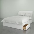 thumbnail image 1 of Pemberly Row Contemporain 2 Pièces Chambre Pleine Grandeur Ensemble en Blanc, 1 of 6