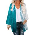 thumbnail image 2 of Nouveaux Hauts pour Femmes 2023 Mode Grande Taille Manches Longues Col Rond Blouse Imprimée Automne Chandail Décontracté Hauts Chemise Manches Longues pour Femmes, 2 of 5