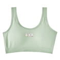 thumbnail image 1 of TZEWGL Summer Sports Bra For Middle School Student Racerback Straps Soft Elastic Waistband Spandex For Teen size 12-16T, 1 of 2