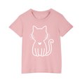 thumbnail image 2 of Mefallenssiah Bambin Garçons Filles Coton T-Shirt Mode Mignon Col Rond Imprimé T-Shirt à Manches Courtes top, 2 of 5