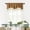 Coffee #2, variant on Fringed Window Curtains with Tassels | Patterned Rod Pocket Short Drapes | Decorative Valance for Kitchen Living Room | Polyester Window Treatment for Home Decor