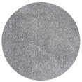 thumbnail image 1 of HomeRoots 349774 8 ft. Round Polyester Grey Heather Area Rug, 1 of 1