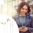 thumbnail image 1 of Electronics Earbuds Wired With Microphone Noise Isolating In-Ear Headphones Powerful Heavy High Definition Earphones Compatible 3.5mm, 1 of 4