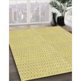 thumbnail image 3 of Ahgly Company Tapis d'Intérieur Lavable en Machine Carré Transitionnel Jaune Soleil, 3 Pieds Carré, 3 of 7