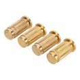 thumbnail image 2 of Guitar Bridge Mounting Anchors, Guitars Bridges Bushing Sturdy  4Pcs Easy Installation  For Electric Guitars Black,Gold,Silver, 2 of 8