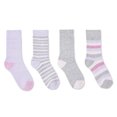 thumbnail image 1 of George Girls' Crew Socks 4-Pack, 1 of 1