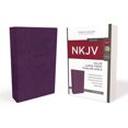 thumbnail image 2 of NKJV Bible à Grande Impression (5023A, Cuir Violet Doux), 2 of 2