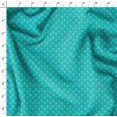 thumbnail image 4 of Soimoi Green Georgette Viscose Fabric Dots & Palm Tree Printed Fabric 1 Yard 44 Inch Wide, 4 of 5