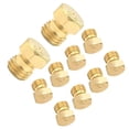 thumbnail image 2 of relayinert 10pcs Copper Brass Jet Nozzles Hexagon Reliable For Burner Parts Widely Used Suitable For 1Set, 2 of 6