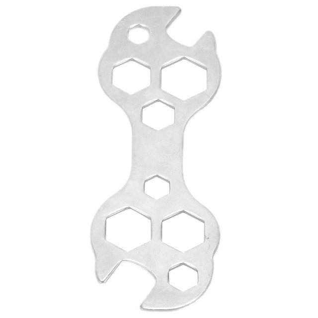 Flat Hexagonal Wrench, Bike Hexagonal Spanner Accurate Opening Wear Resistant For Bicycle Repairment