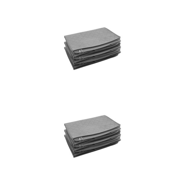 Maytalsory 3pack/lot Durable Under Bed Storage Drawers Non-woven Fabric Storage Solution For Bedding Keeping Gray 2Set