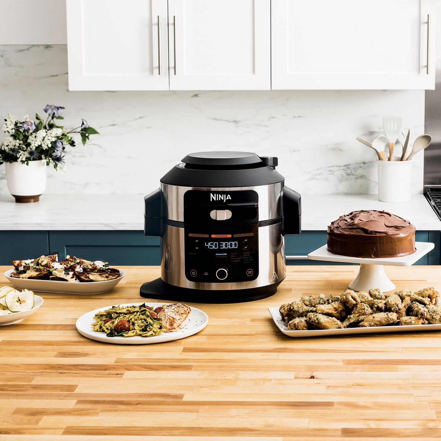 Ninja OL500C, Ninja Foodi Pressure Cooker Steam Fryer, Stainless
