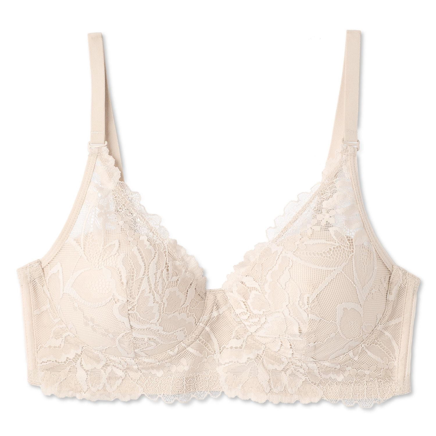Soutien-gorge rembourré pour femme George avec superposition de dentelle