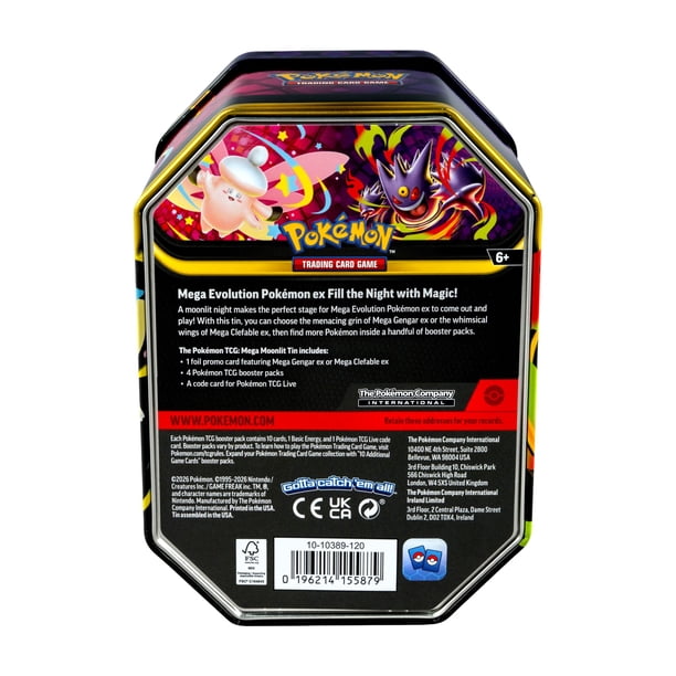 Pokémon TCG: Mega Moonlit Tin | Receive 1 at Random! - Walmart.ca