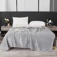 thumbnail image 1 of All-Season Double Bed Quilt 60x79 Inches, Soft Polyester Summer Cooler Quilt with Brushed Fiber, Machine Washable, Multiple Colors, 1 of 9