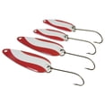 thumbnail image 2 of Lucky Strike Baitworks Red and White Devil Bait Value Pack + Spoon Baits + 4 Pieces per pack + Made in Canada, 2 of 5