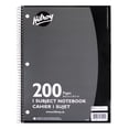 thumbnail image 2 of Hilroy® 1 Subject 3 Hole with Margin Notebook, 200 Pages, 10-½" x 8, 2 of 8