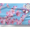 thumbnail image 3 of Soimoi Velvet Fabric Bird & Orchids Flower Decor Fabric Printed Yard 58 Inch Wide, 3 of 3